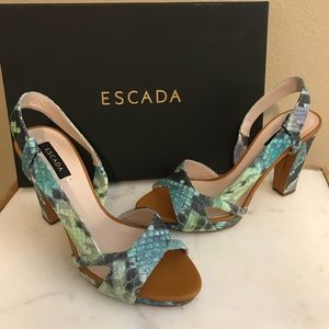 Escada sandals - never worn